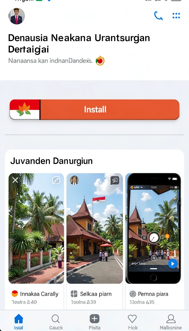 Tampilan utama aplikasi Aplikasi pp7slot Resmi dan Terpercaya di Android yang intuitif dan efisien.